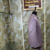 Lavender silk blend embroidered Indo-Western suit for men displayed on mannequin at Fenzi Designer Studio.