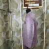 Lavender silk blend embroidered Indo-Western suit for men displayed on mannequin at Fenzi Designer Studio.