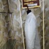 Elegant white designer sherwani with intricate embroidery