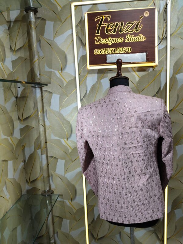 Light Pink Embroidered Jodhpuri