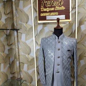 Silver embroidered designer Jodhpuri