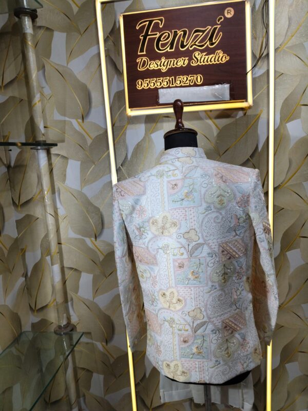 Pastel Regal Embroidered Jodhpuri Set