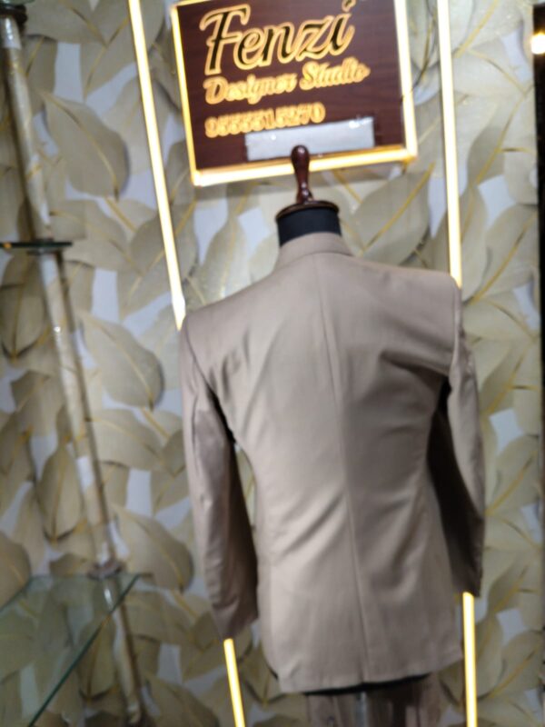 Step into effortless sophistication with the Urban Elite Sand Beige Suit — tailored for men who value refinement, comfort, and modern elegance.