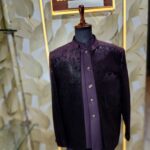 Step into timeless elegance with our premium Black Textured Jodhpuri Ensemble — where royal heritage meets modern sophistication.